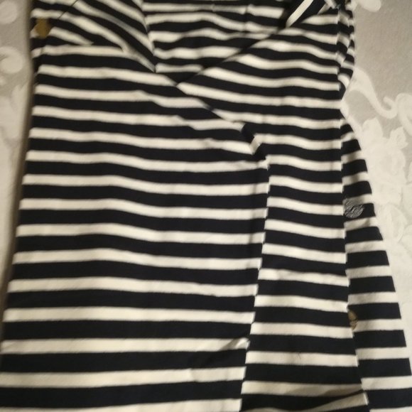 CREWNECK LONG SLEEVE TEE-SHIMMER STRIPE ORNAMENT P - Picture 4 of 8